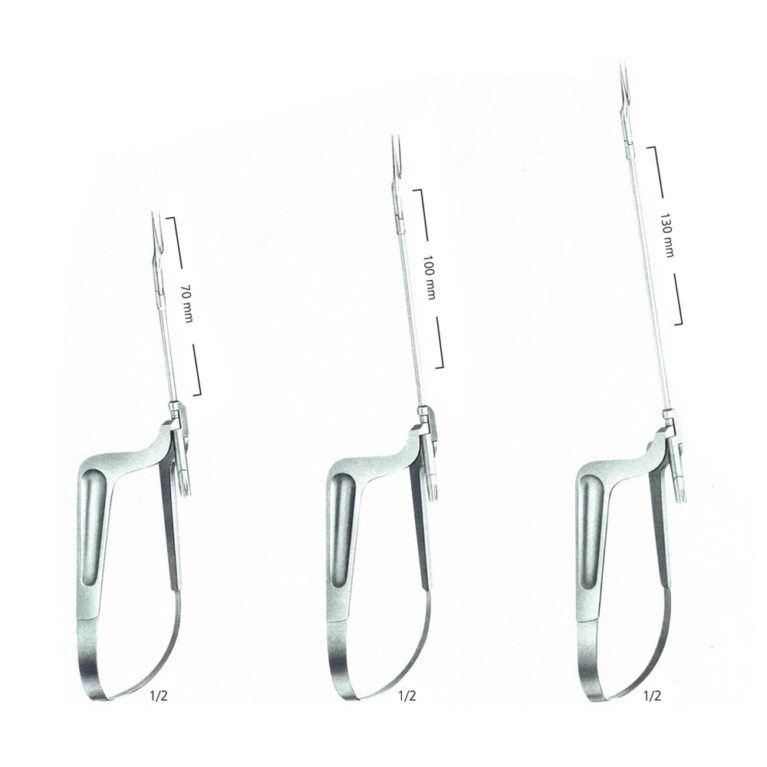 Micro Scissors Bayonet Shaped