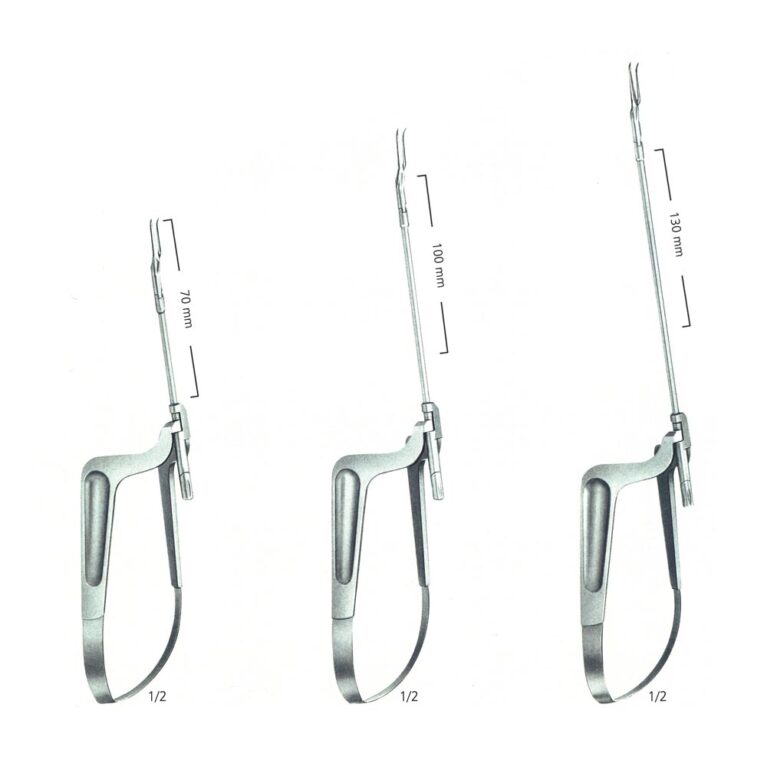 Micro Scissors Bayonet Shaped