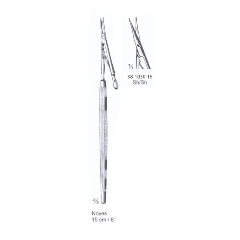 Noyes Iridectomy Scissor 15cm/6", S/S