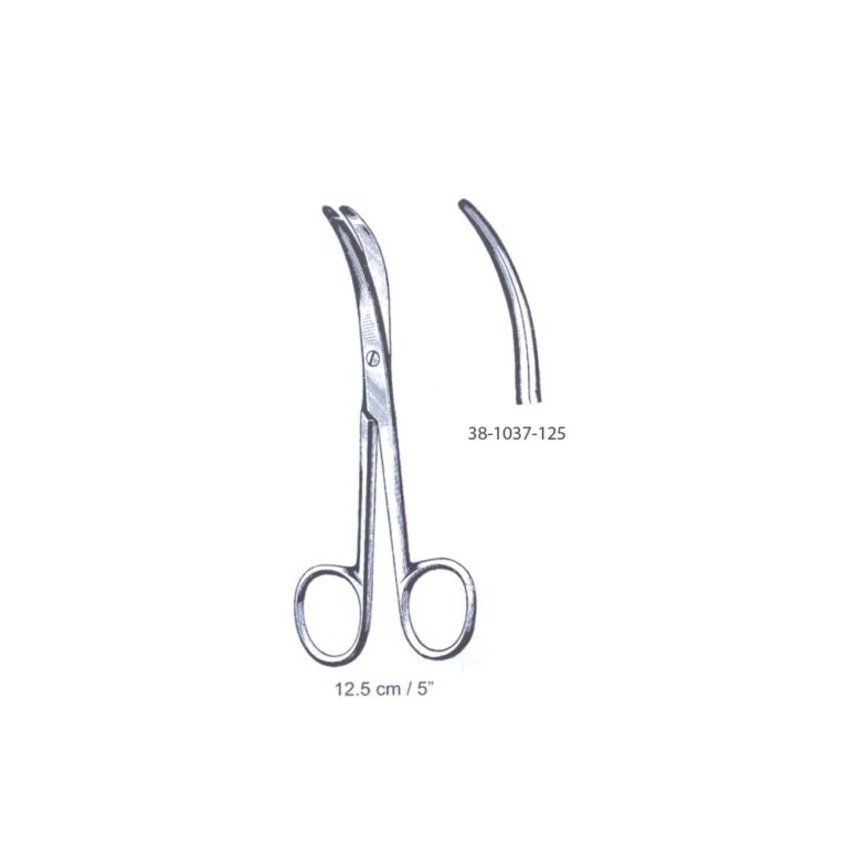 Busch umbilical cord Scissor 12.5cm/5", Cvd