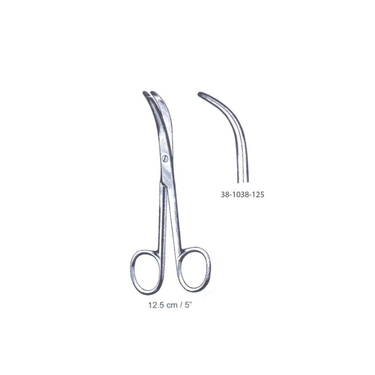 Busch umbilical cord Scissor 12.5cm/5", Strong Cvd