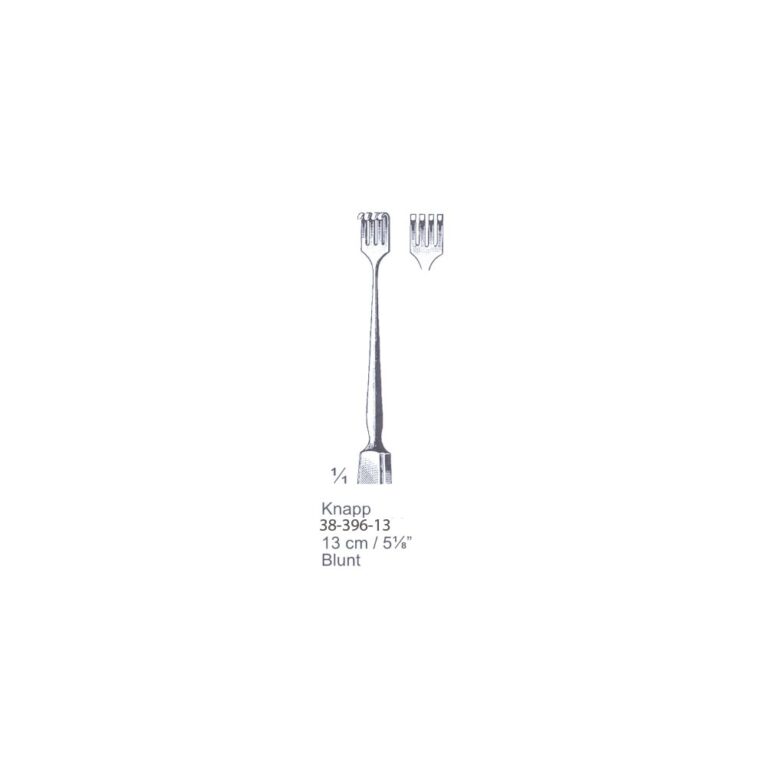 Knapp retractor 13cm/5⅛", Blunt, 4 prongs