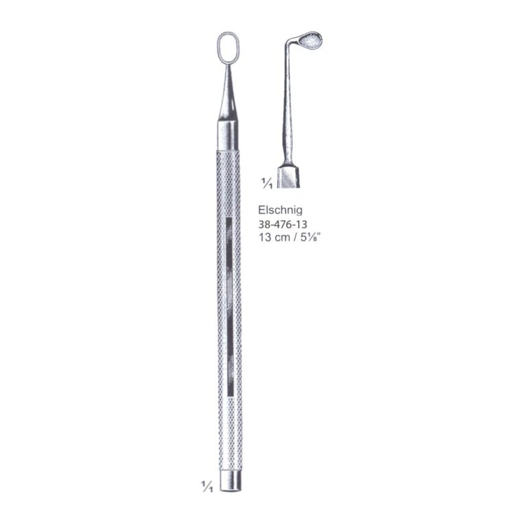 Elcshnig scoop with round handle 13cm/5⅛", right
