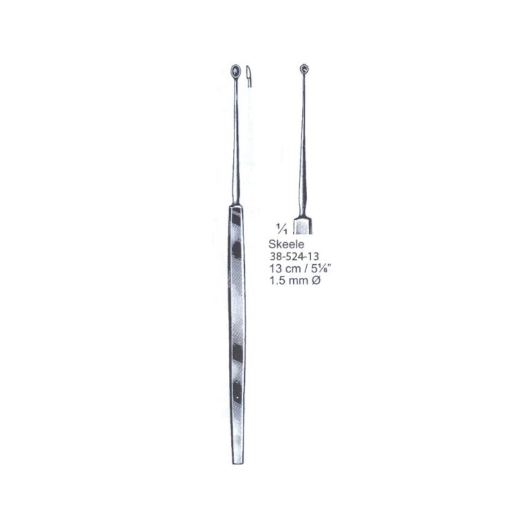 Skeele Chalazion Curettes Ø1.5mm, 13cm/5⅛"