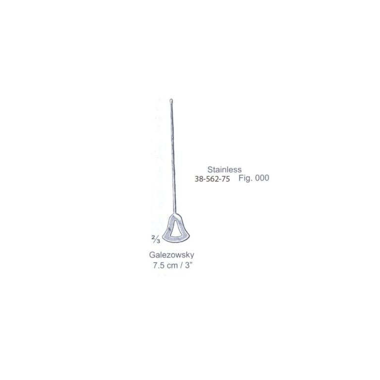 Galezowsky Lachrymal Probe Fig. 000, 7.5cm/3", Stainless Steel
