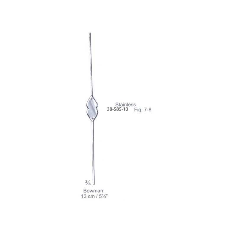 Bowman Lachrymal Probe Fig. 7-8, 13cm/5⅛", Stainless Steel