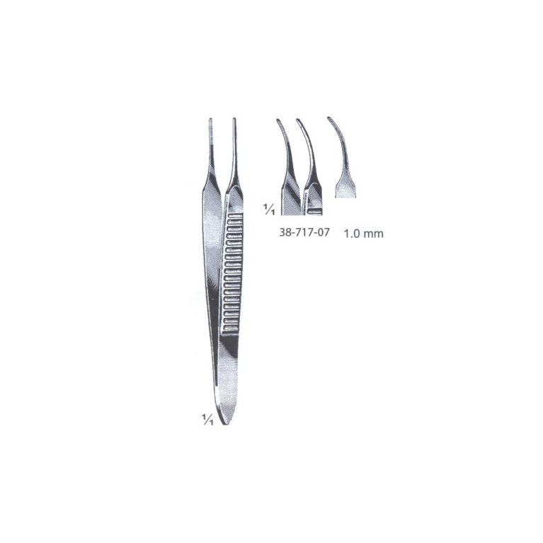 Graefe Iris Forceps 1.0mm, 7cm/2¾"