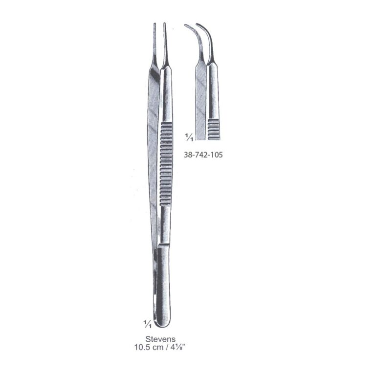 Stevens Iris Forceps 10.5cm/4⅛", Strong Cvd