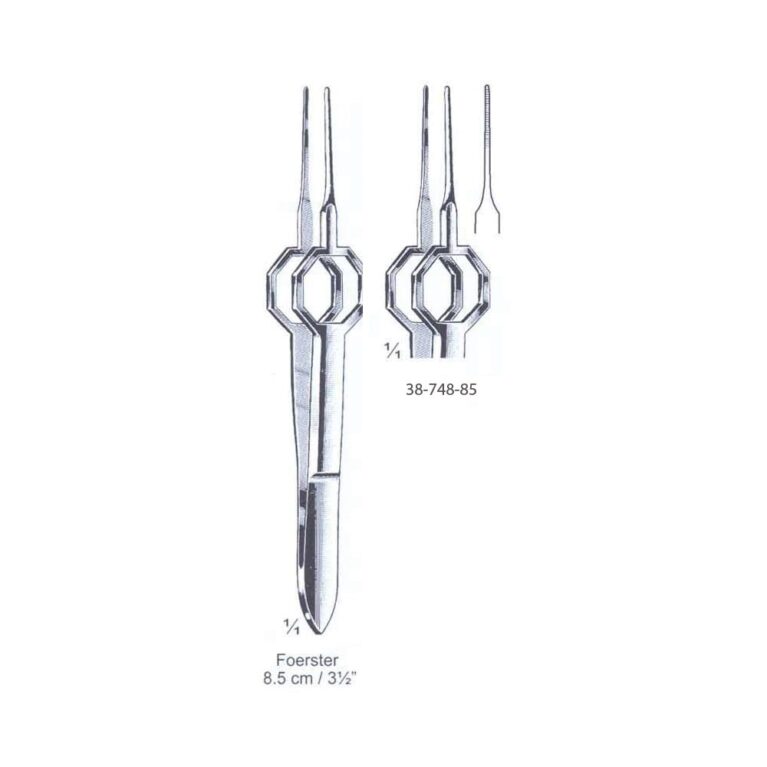 Foerster Iris Forceps 8.5cm/3½", Str