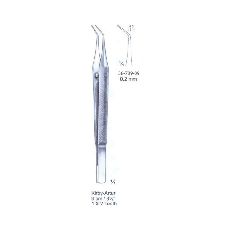 Kirby-Artur Fixation Forceps 1x2th, 0.2mm, 9cm/3½"