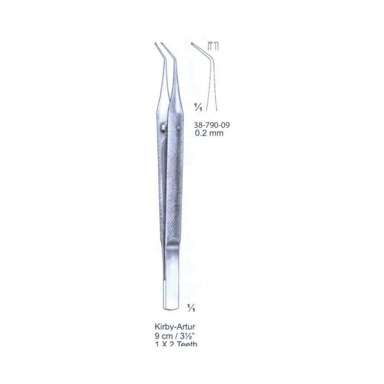 Kirby-Artur Fixation Forceps 1x2th, 0.2mm, 9cm/3½"