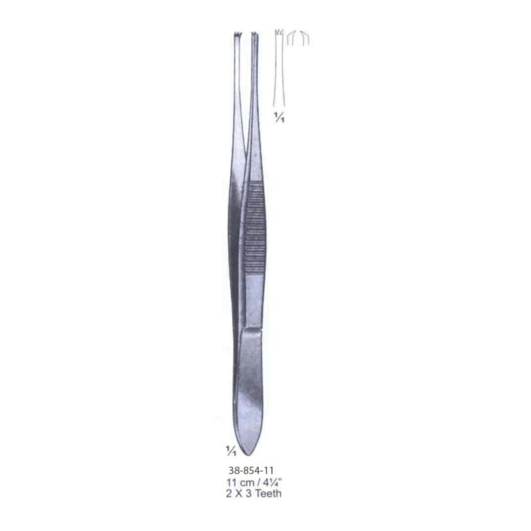 Tissue Forceps 2 X 3th, 11cm/4¼"