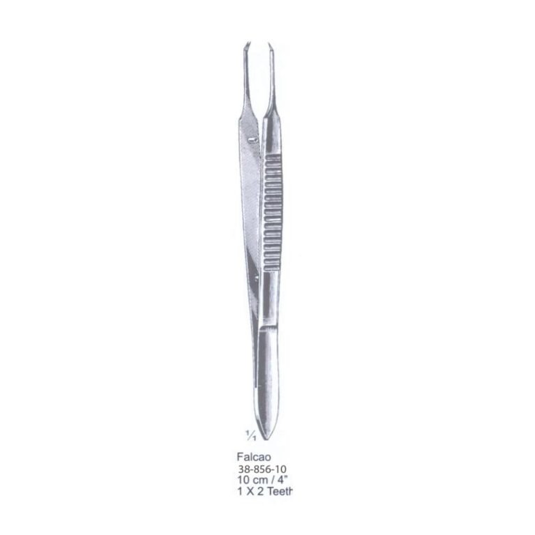 Falcao Tissue Forceps 1x2th, 10cm/4"