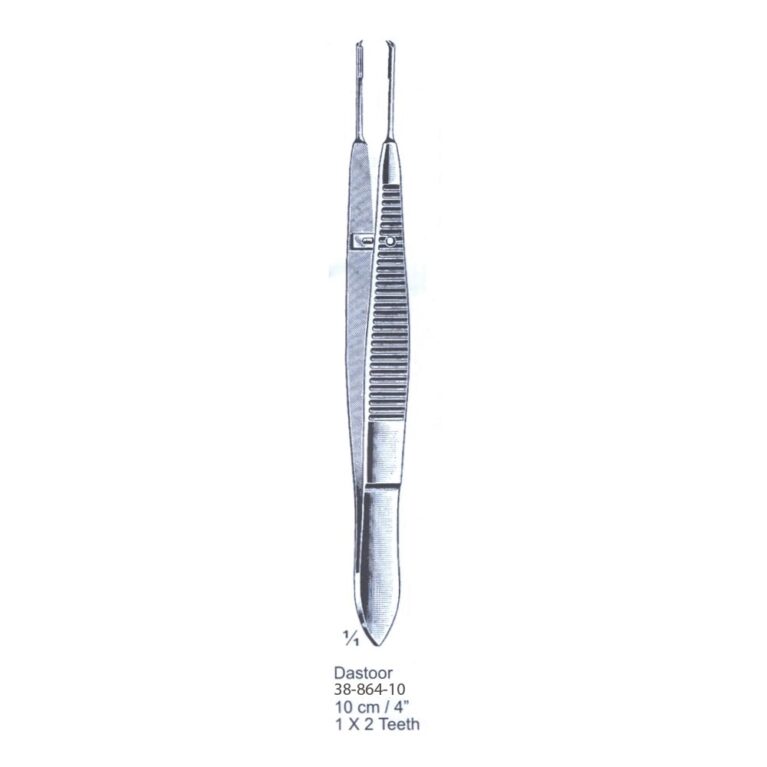 Dastoor Suture Forceps 1x2th, 10cm/4"