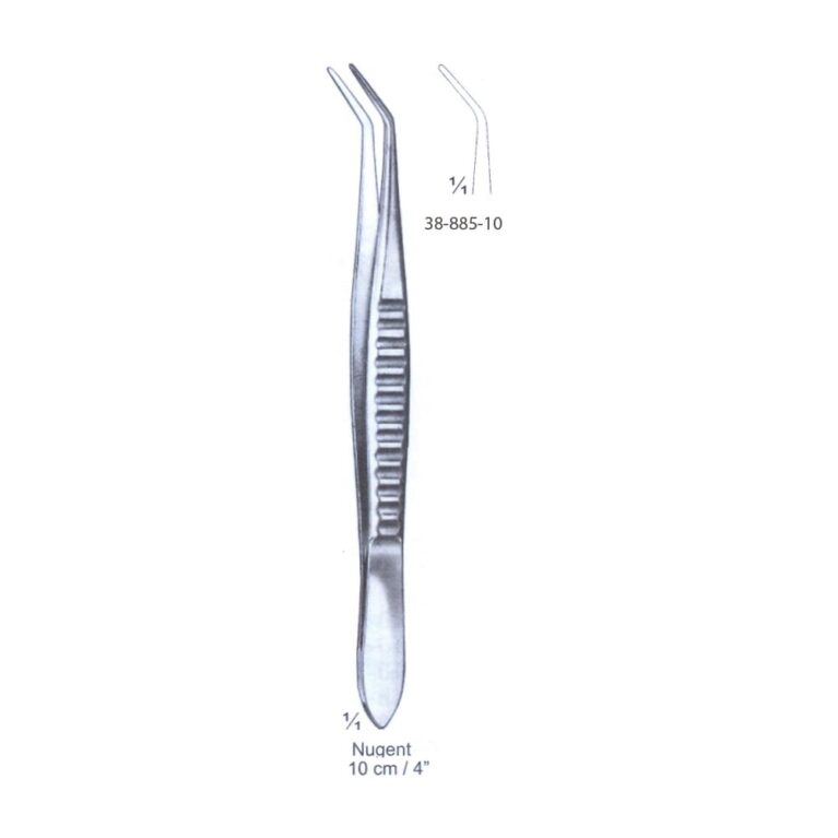 Nugent Forceps 10cm/4", smooth