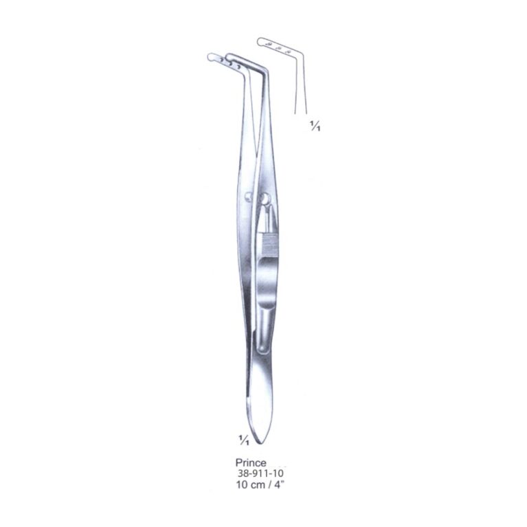 Prince Muscular Forceps 10cm/4", left