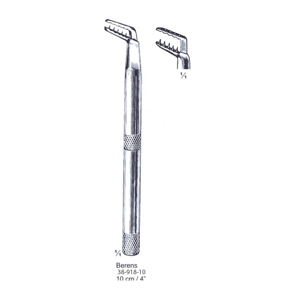 Berens Muscular Forceps 10cm/4" 1 Berens Muscular Forceps 10cm/4"