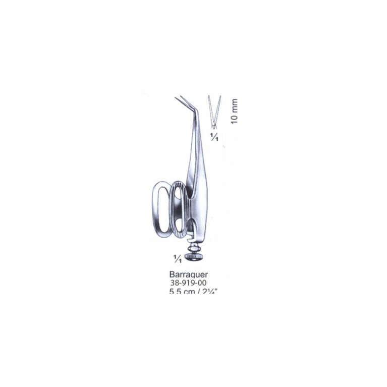 Barraquer Anterior Chamber Forceps 10mm, 5.5cm/2¼"