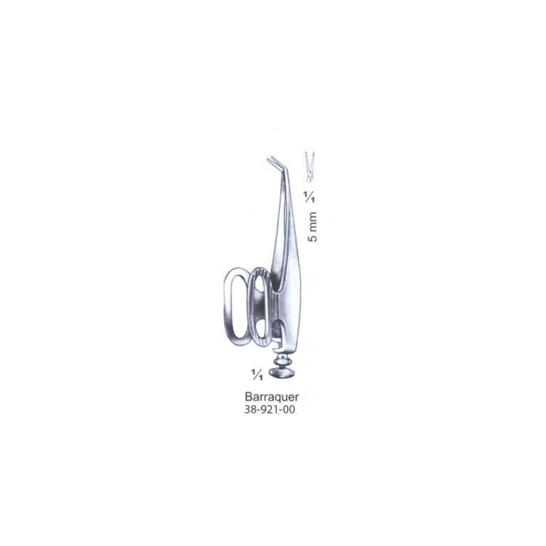 Barraquer Anterior Chamber Forceps 5mm, 5.5cm/2¼"