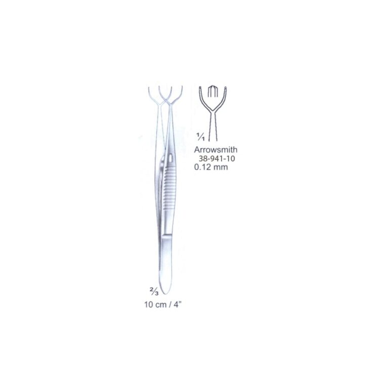 Arrowsmith Forceps 0.12mm, 10cm/4", Str