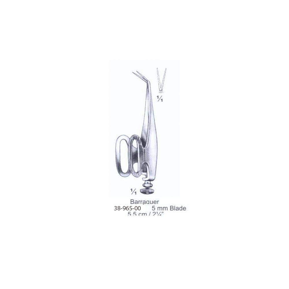 Barraquer Micro Scissor 5mm, 5.5cm/, 2¼" 1 Barraquer Micro Scissor 5mm, 5.5cm/, 2¼"