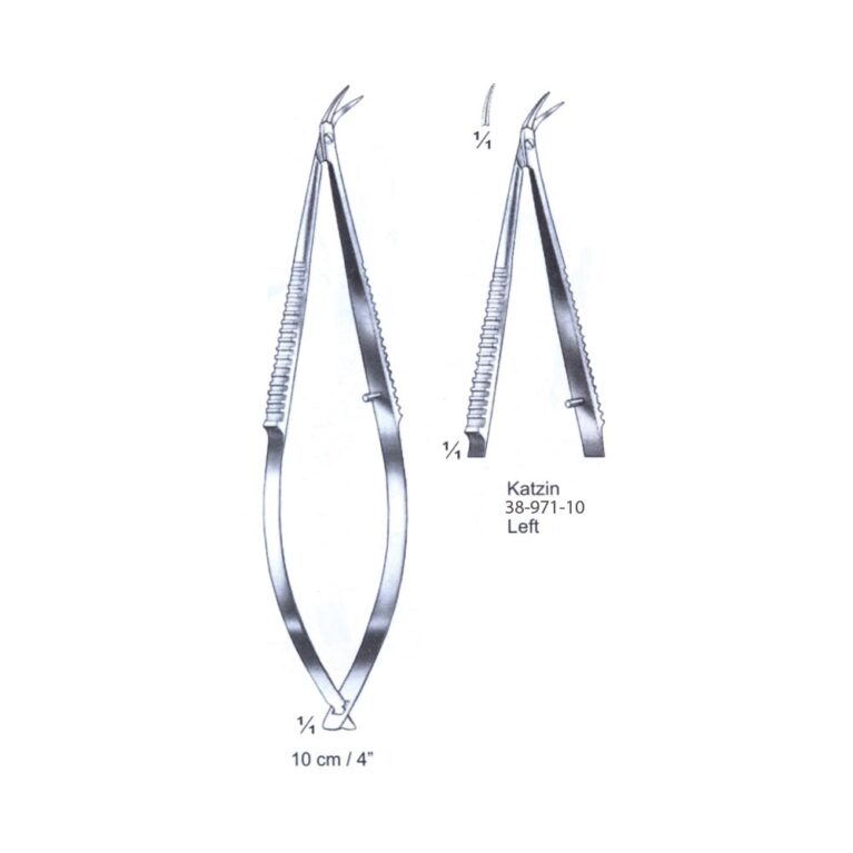 Katzin Micro Scissor 10cm/4", Left