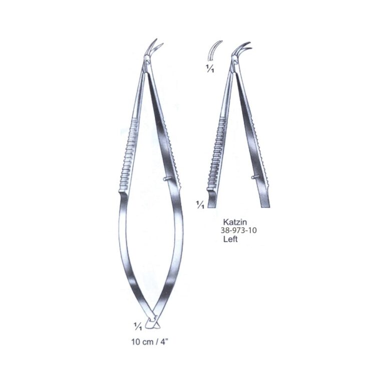 Katzin Micro Scissor 10cm/4", Left