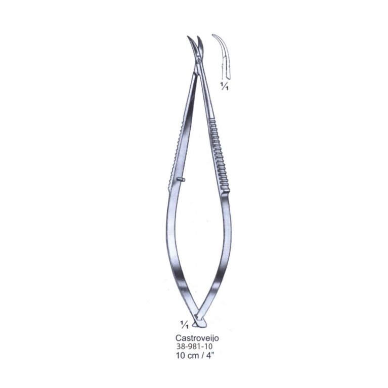 Castroveijo Micro Scissor 10cm/4", Cvd