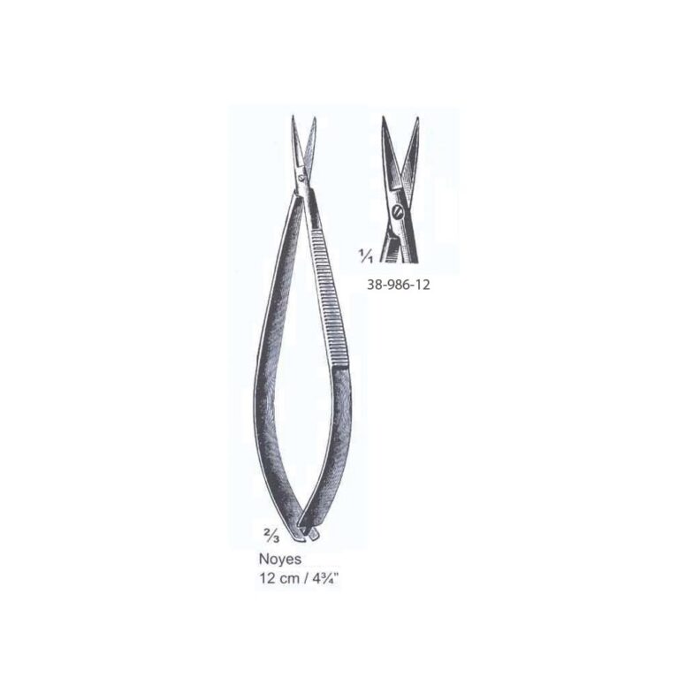 Noyes Micro Scissor 12cm/4¾", S/S, Str