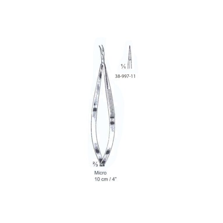 Micro Scissor 10cm/4", Str