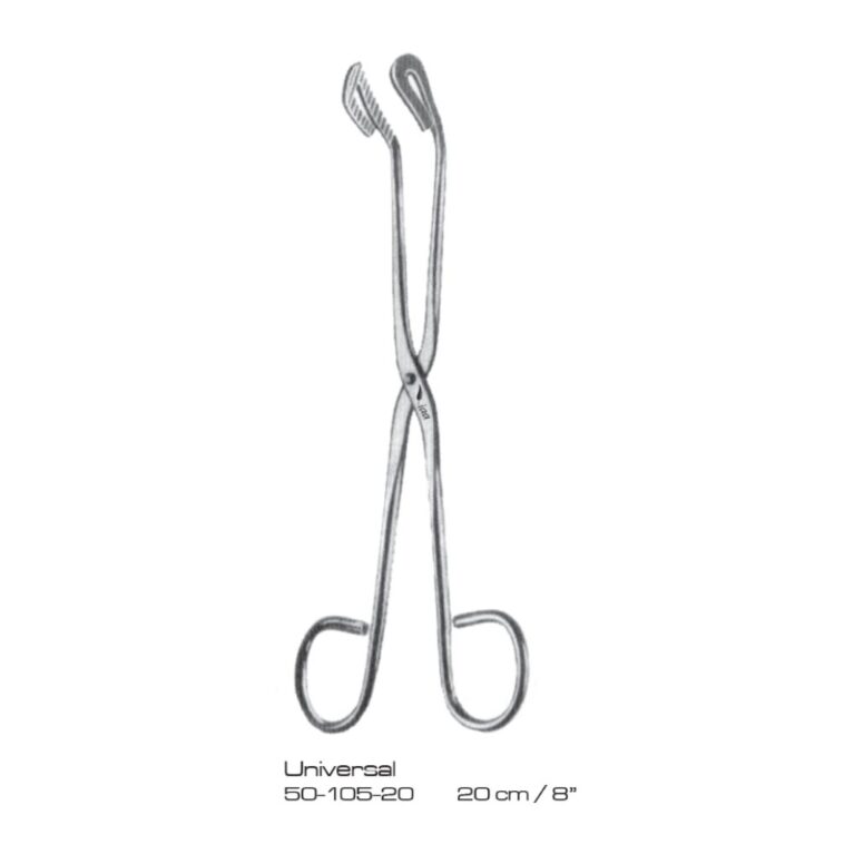 Universal Sterilizing Forceps 20cm/8", Cvd