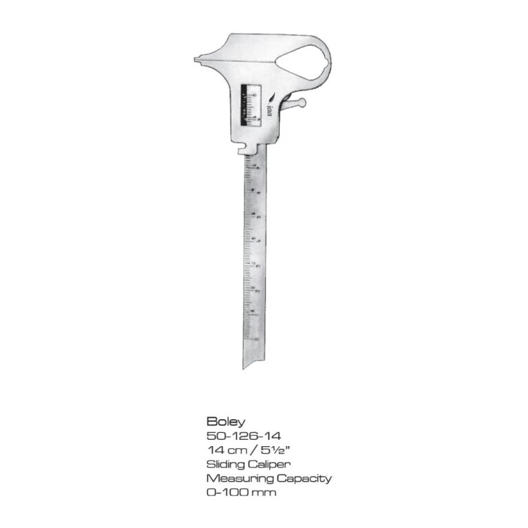 Boley sliding caliper 0-100mm, 14cm/5½"