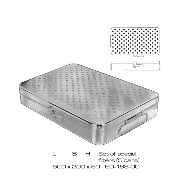 Sterlizing Containers set of special filters 5 pairs 500x200x50mm