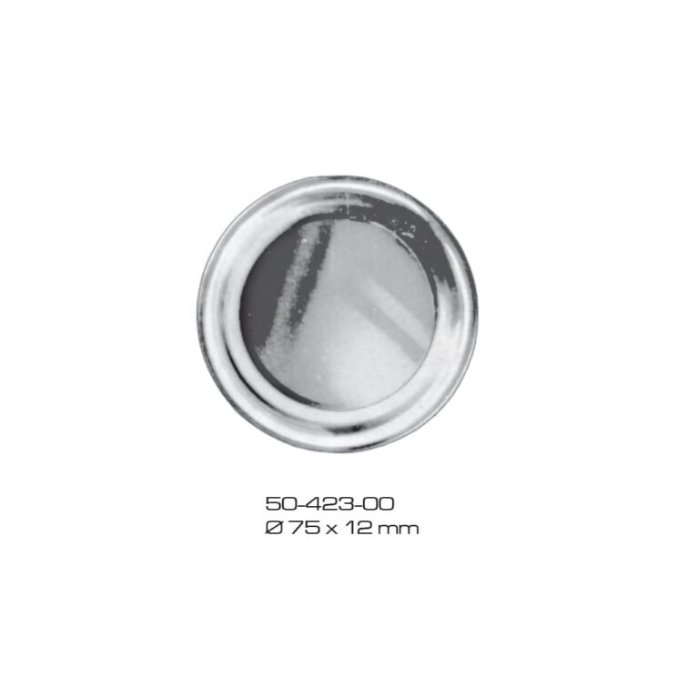 Petri Dish Stainless Steel Ø 75x12mm