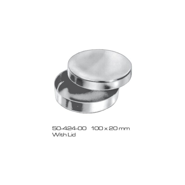 Petri Dish with Lid Stainless Steel 100x20mm