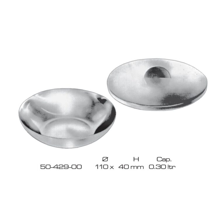 Petri Dish Stainless Steel 0.30 ltr , Ø 110xH 40mm