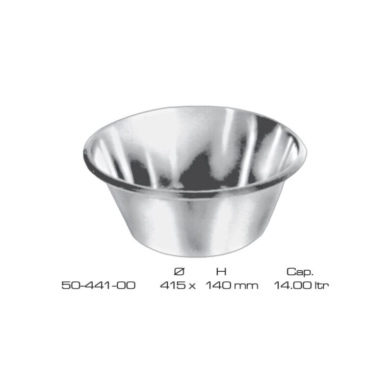 Solution Bowls Stainless Steel 415x140mm cap.14.00 itr