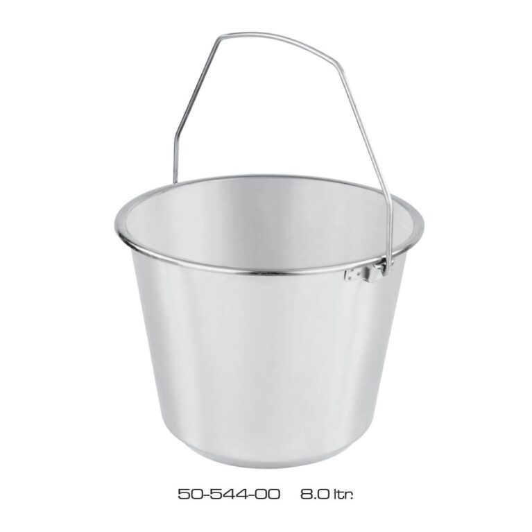 Stainless Steel Bucket 8.0 ltr