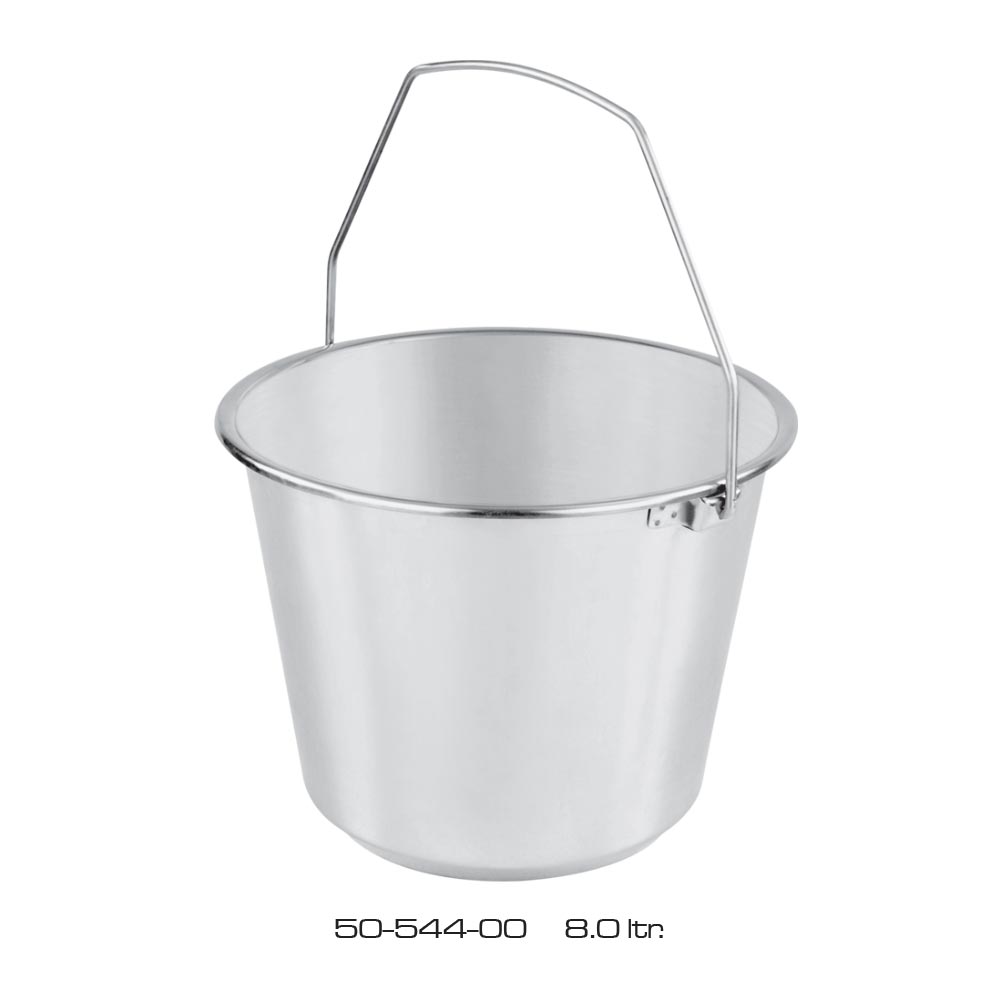 Stainless Steel Bucket 8.0 ltr 1 Stainless Steel Bucket 8.0 ltr