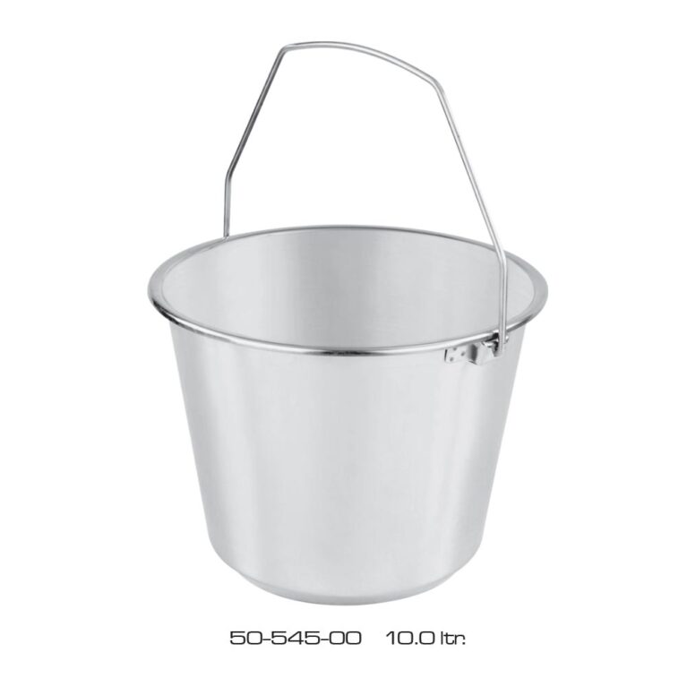 Stainless Steel Bucket 10.0 ltr