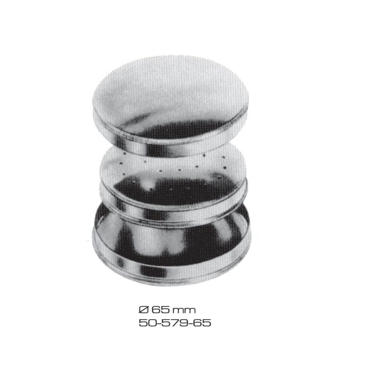 Needles Sterlizing Cases round Stainless Steel Ø 65mm